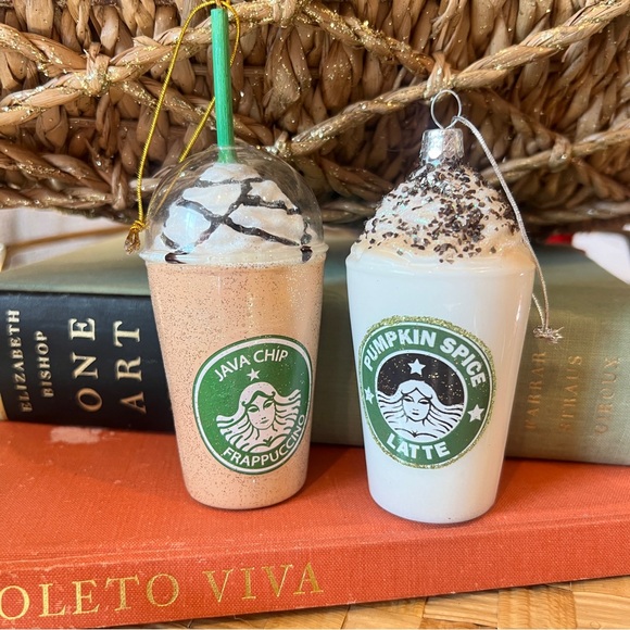 Pumpkin Spice Java Ornament pair - Picture 10 of 10